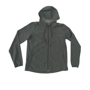 Vuori Trainer Shell Lightweight Hooded Zip Up Jacket SZ Small Athletic Outdoors